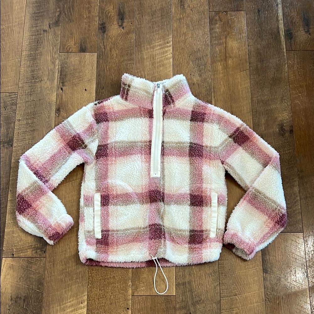 No Boundaries Plaid Fleece Jacket